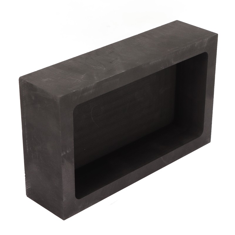 5000g Capacity High Purity Graphite Crucible Metal Refining Mould Ingot