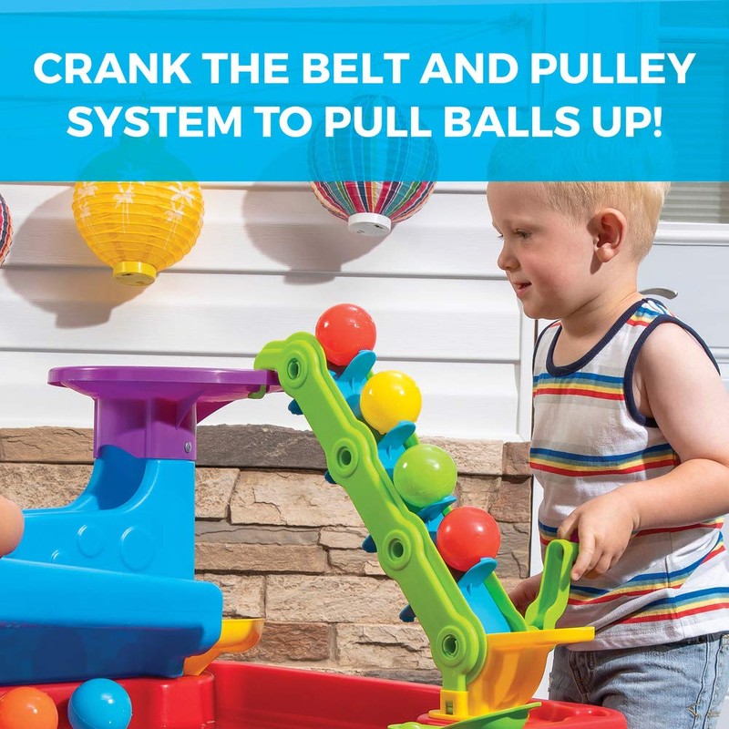 Step2 Stem Discovery Ball Table, Kids Water Table Activity Sensory