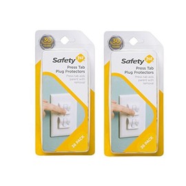 Safety 1st 2-Pack of 36 Press Tab Plug Protectors