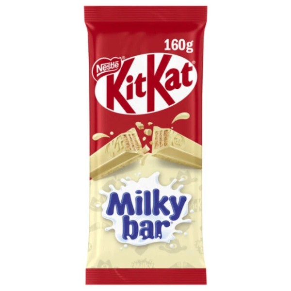 Nestle Bulk Nestle KitKat Milky Bar Block 160g ($6.00 each x 12 units)