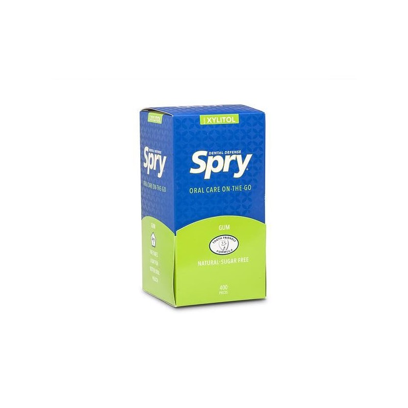 Spry Fresh Natural Xylitol Chewing Gum Dental Defense System -