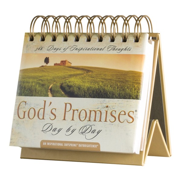 DaySpring Flip Calendar - God's Promises Day by Day - 77872 , Brown