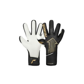Reusch Fastgrip Gold Grip and Breathable Goalkeeper Gloves Adult Football Gloves for Men and Women Suitable for All Weather Conditions and Pitch Surfaces