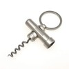 munkees 2 x key ring corkscrew bottle opener, double pack,
