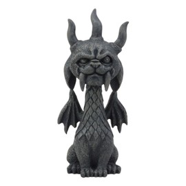 Ebros Gothic Viking Dragon Gargoyle Gor Gor Figurine Small Mythical Fantasy Decor of Gargoyles Notre Dame Legendary Creatures Statue 5.5" Tall for Medieval Renaissance Castles and Cathedrals Fans