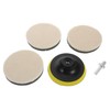 GRIRIW Car Detailing Kit Drill Polishing Pad Set 3 Pads