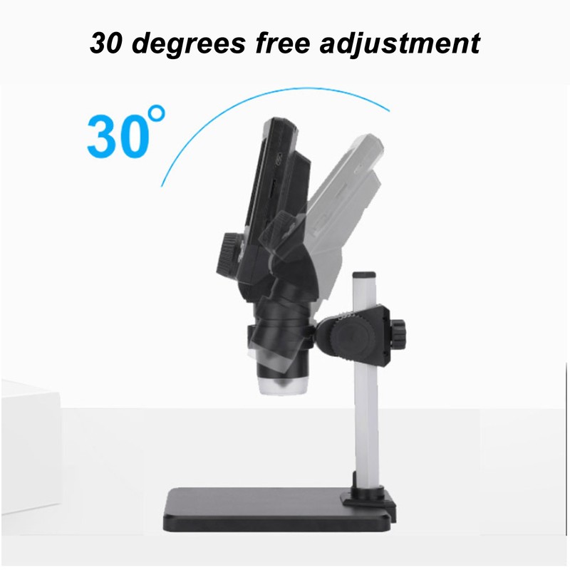 Digital Microscope 4.3in LCD 10MP Electronics Repair Soldering Coin Camera