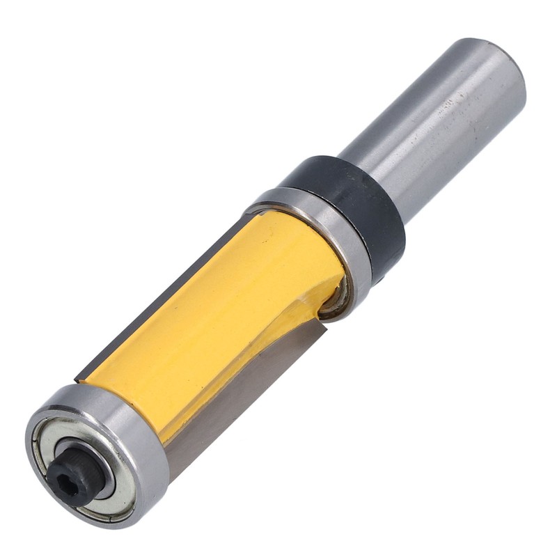 1/2in Shank Flush Trim Bit Double Bearings Straight Milling Cutter