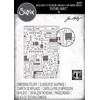Sizzix Multi-Level Textured Impressions Embossing Folder Circuit by Tim Holtz,