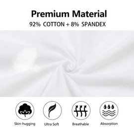 Womens Tank Top Camisoles with Premium Cotton Italian Design - Trimmed with Flower Lace on Neckline (928-White, S)