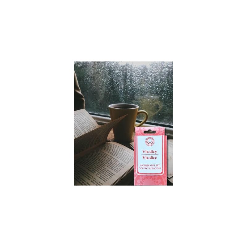 Incense Gift Set - 25 Sticks + Carved Wooden Holder