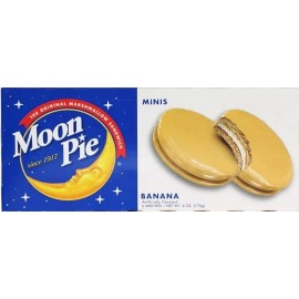 Moon Pie The Original Moon Pie Minis Banana Flavor 12 Count Pies One Box Mini Pies