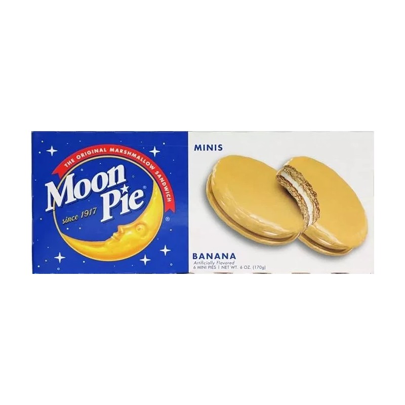 Moon Pie The Original Moon Pie Minis Banana Flavor 12