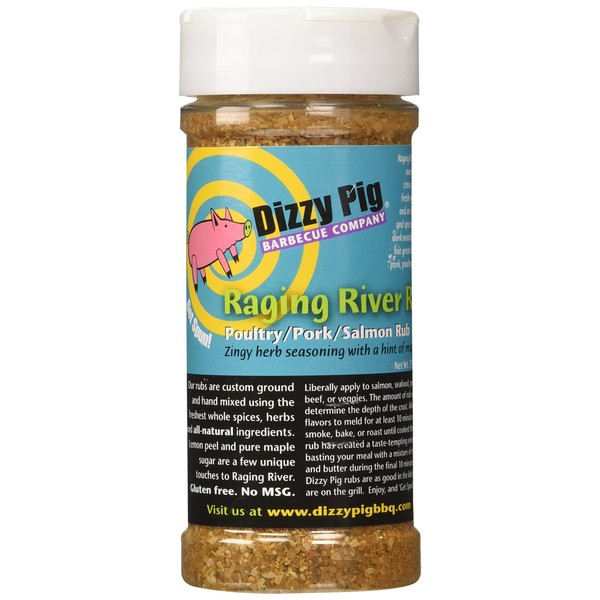 Dizzy Pig BBQ Raging River Rub Spice - 7.9 Oz