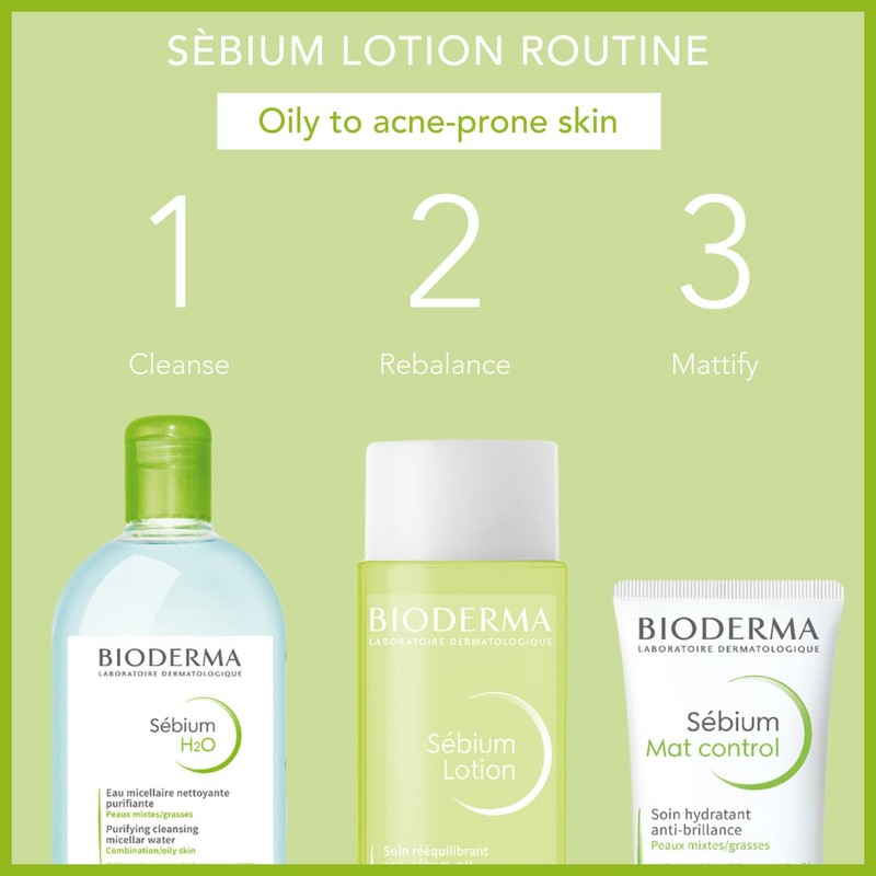 Bioderma Sébium Lotion - Triple Action Toner to Clarify &