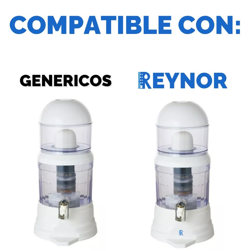 Filtro Ceramica de Agua para REYNOR-GRAV-100 |Repuesto Superior de Filtro