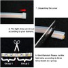 TEKSHINNY Headlight LED Strip, 2Pcs 24 Inches Flexible Dual Color