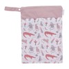 2pcs Hanging Diaper Bag Waterproof Double Pockets Zipper Closure Baby