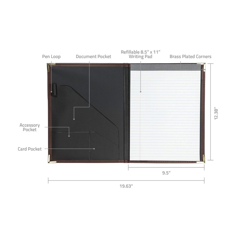 Samsill Classic Collection Business Portfolio - Executive Padfolio for Resume