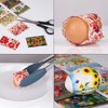 Ukrainian craft craft set 28 eggs and matching flags Easter