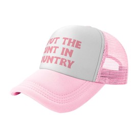 I Put The Cunt in Country Baseball Cap Men Women Soft Cap Trucker Visor Cap