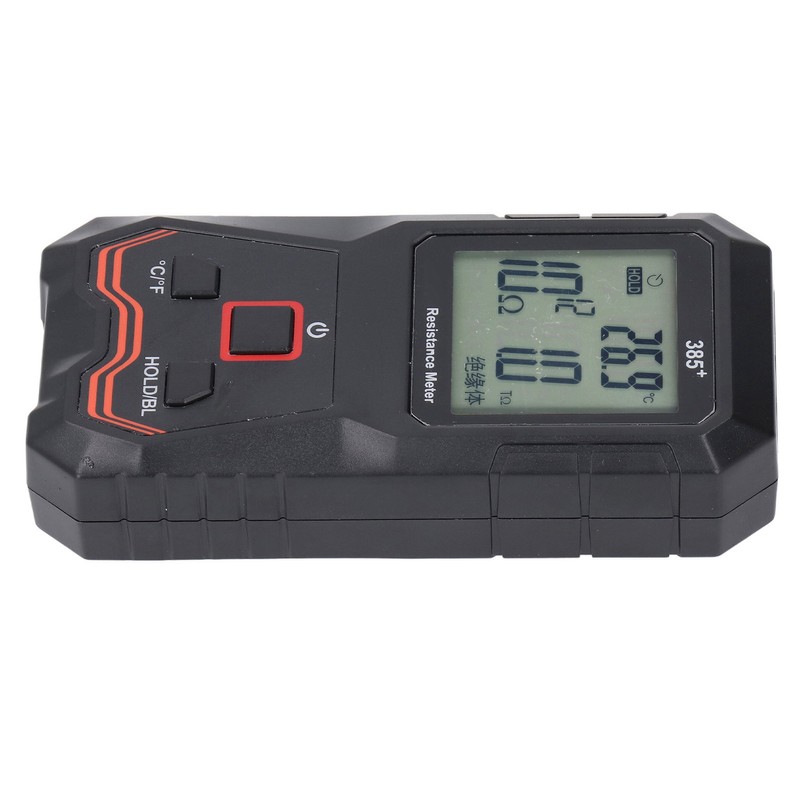 Resistance Tester LCD Display Auto Recognition Quick Response Resistance Meter