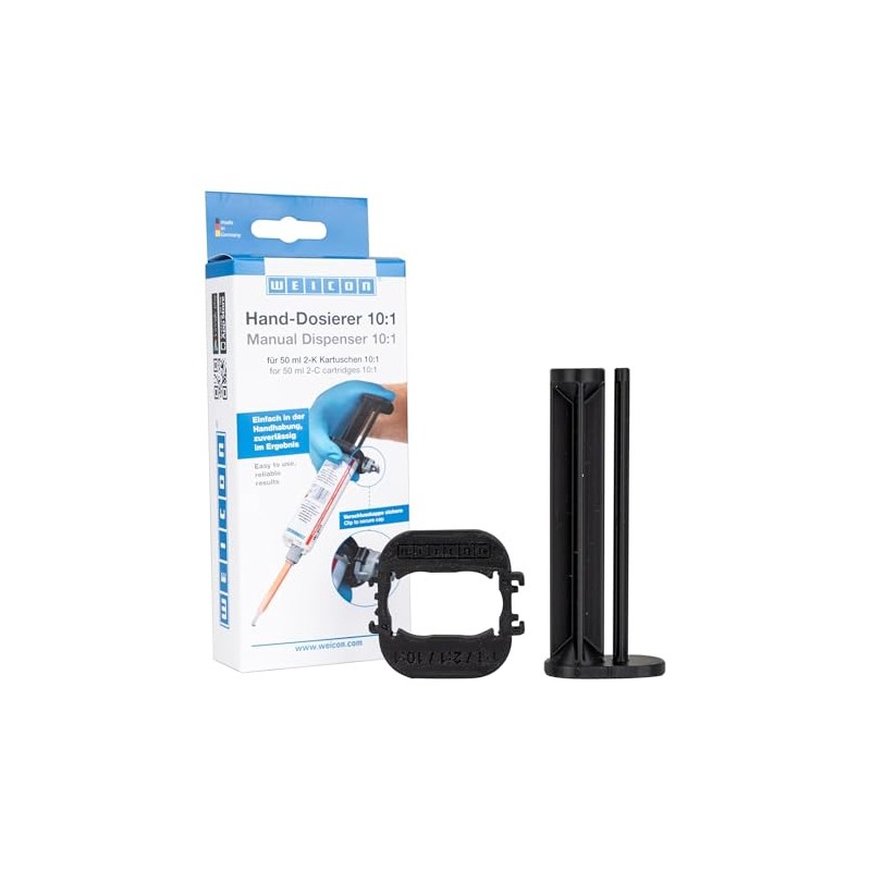 WEICON Manual Dispenser, application aid for WEICON Easy-Mix adhesives, precise