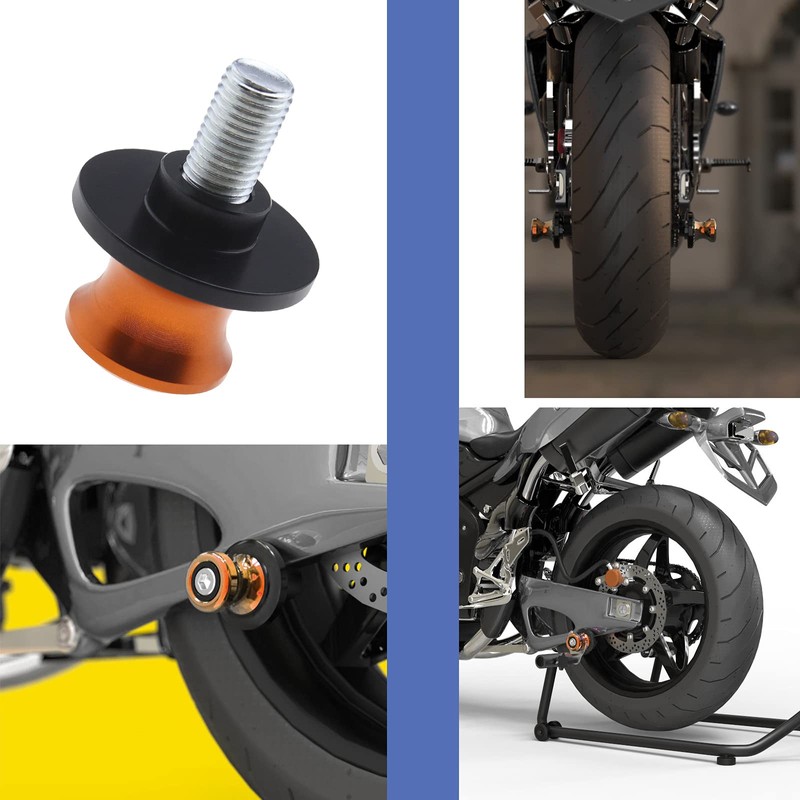 EMSea 2pcs Motorbike Aluminum Swing Arm Spools Compatible with KTM