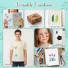 100 PCS Flower Stencils for Painting Stencils for Crafts Reusable