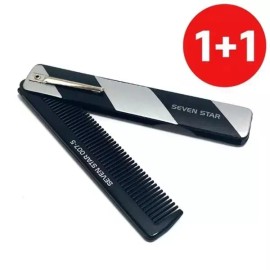 ChilSung ( )접이식빗 칠성 1+1 접이식 신사빗(007 5) 휴대용 머리빗 브러쉬 Folding Comb Chilseong 1+1 Men's Folding Comb(007 5) Portable Hair Comb Brush