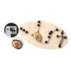 R704BK ROSARY FIRST COMMUNION BLACK WITH COMPANION PIN, 14.5" 4MM