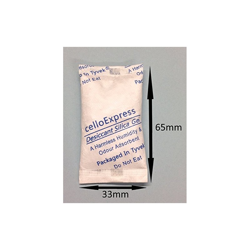 celloexpress Silica Gel Pouches - Pack of 20-5g Silica Gel