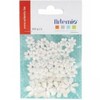 Artemio Set of 60 Mini Paper Flowers, White, 1 x