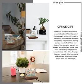 Paraprofessional Gifts from Student, Paraprofessional Appreciation Gifts, Paraprofessional Gifts, Paraprofessional Gifts for Women, Retro Acrylic Desk Sign,4 x4inch,HSJ37