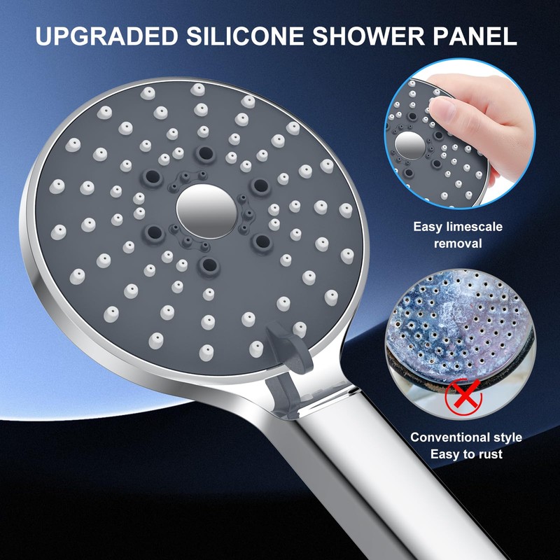 Shower Head, Economy Shower Head, Large Rain Shower, Pressure Increasing,