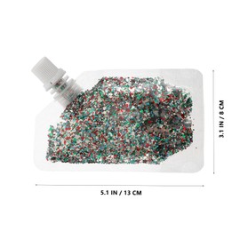 Baluue Body Face Hair Glitter: Women Makeup Glitter Gel Chunky Sparkling Mermaid Sequins Ideal for Festival Makeup Party Favor