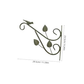 GANAZONO Hanging Plant Bracket Hook Vintage Iron Decorative Plant Hanger for Flower Baskets Bird Feeders Lanterns Versatile Wall Hooks for Use