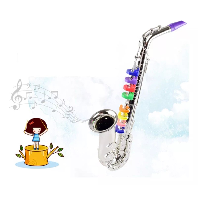Generic Instrumentos Musicales Infantiles, Juguete De Saxofón Para