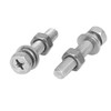 Sourcingmap M5 x 25mm 304 Stainless Steel Phillips Hex Head