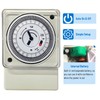 Mechanical Timer, 220-240V, 16A, 24 Hours, Analog Mechanical Timer, Diving