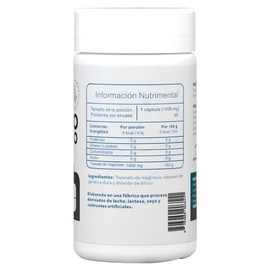 Essentials Treonato de Magnesio 1000 mg – 60 cápsulas | Forma Premium de Magnesio Alta Absorción | L-Treonato de Alta Biodisponibilidad