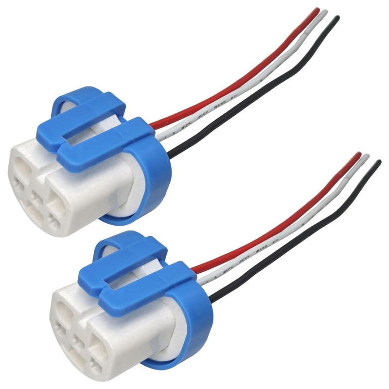 9007 9004 HB1 HB5 High Temperature Ceramic Headlight Plug Pigtail
