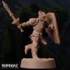 Arcane Minis Umbriel Dark Elf Paladin - Pose 1a |
