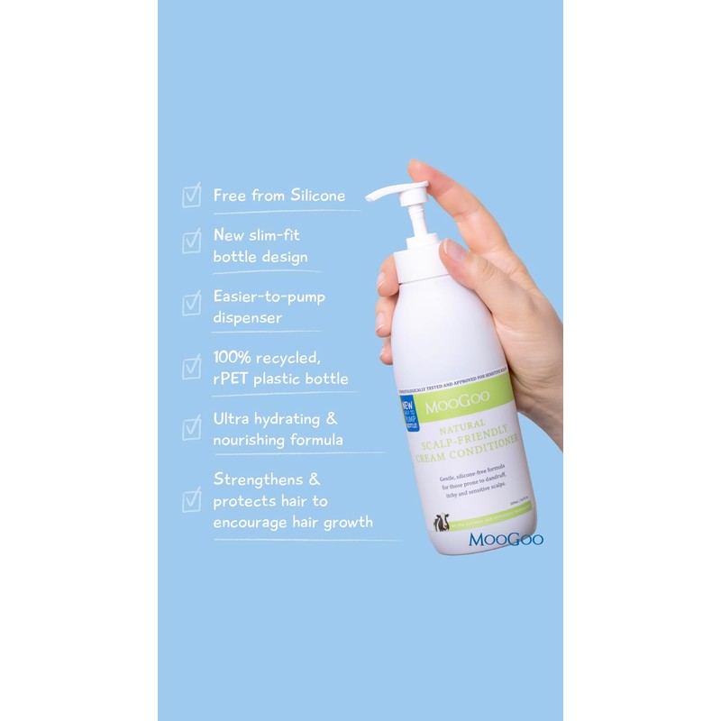 MooGoo Natural Milk Shampoo & Cream Conditioner Pack - For