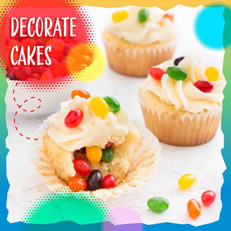 Jelly Beans Candy | 5-Pound Bag | Assorted Fruit and