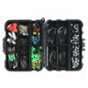Mingzhe 188pcs Fishing Accessories Kit with Tackle Box Pliers Jig