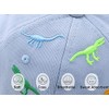 2-6 Jahren Kinder Baseball Cap Dinosaurier Baseballmütze Kappe Snapback Baumwolle