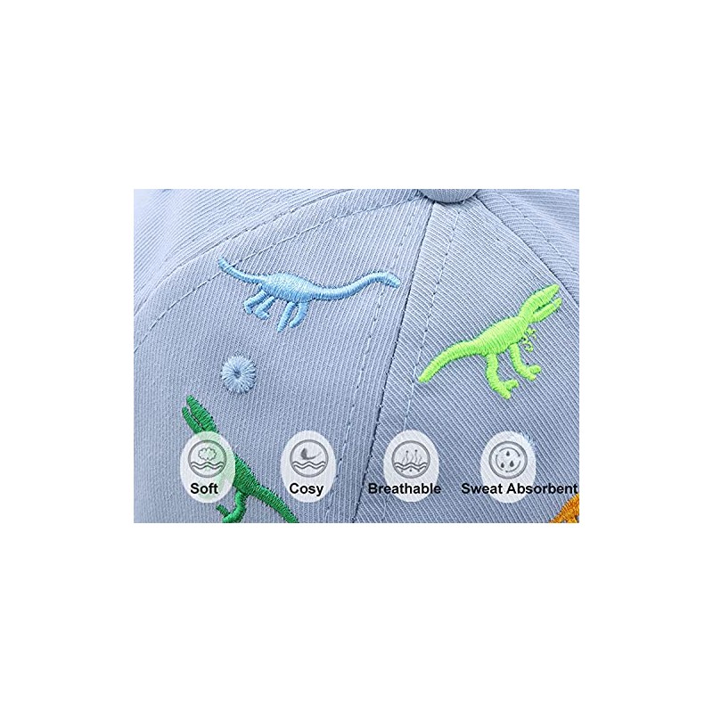2-6 Jahren Kinder Baseball Cap Dinosaurier Baseballmütze Kappe Snapback Baumwolle