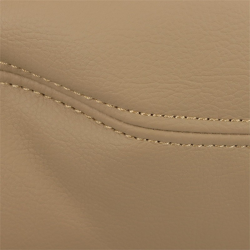ANTUKO Driver Bottom Leather Seat Cover Tan Replacement for 2013-2016
