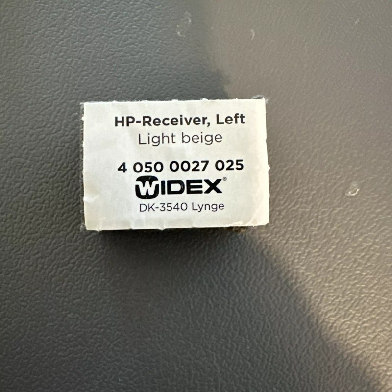 Widex NEW SET OF WIDEX HIGH POWER HEARING AID RECEIVERS